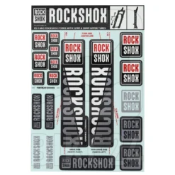 RockShox Decal Kit 30/32mm Stanchions - SID/Reba/Revelation (pre MY 2018)/Sektor /Recon/XC32/30 Gold/30 Silver/XC30 -Bike Sale Shop wm weiss 924900