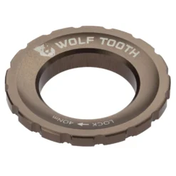 Wolf-tooth Wolf Tooth Centerlock Rotor Lockring - Espresso