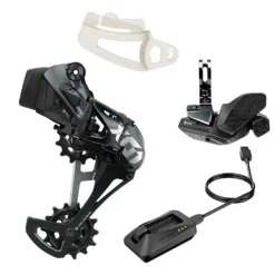 SRAM X01 Eagle AXS Upgrade Kit - Rocker Paddle - 12-speed - Lunar Grey / Black