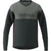 Zimtstern Bulletz Men's Long Sleeve MTB-Shirt - Pirate Black/Gun Metal/Jester Red