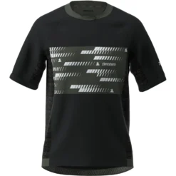 Zimtstern TechZonez Short Sleeve Shirt - Pirate Black/gun Metal